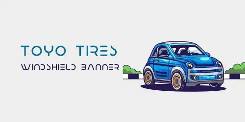 Toyo Tires Windshield Banner