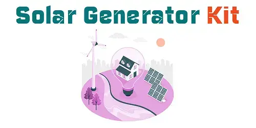 Portable Solar Generator Kit